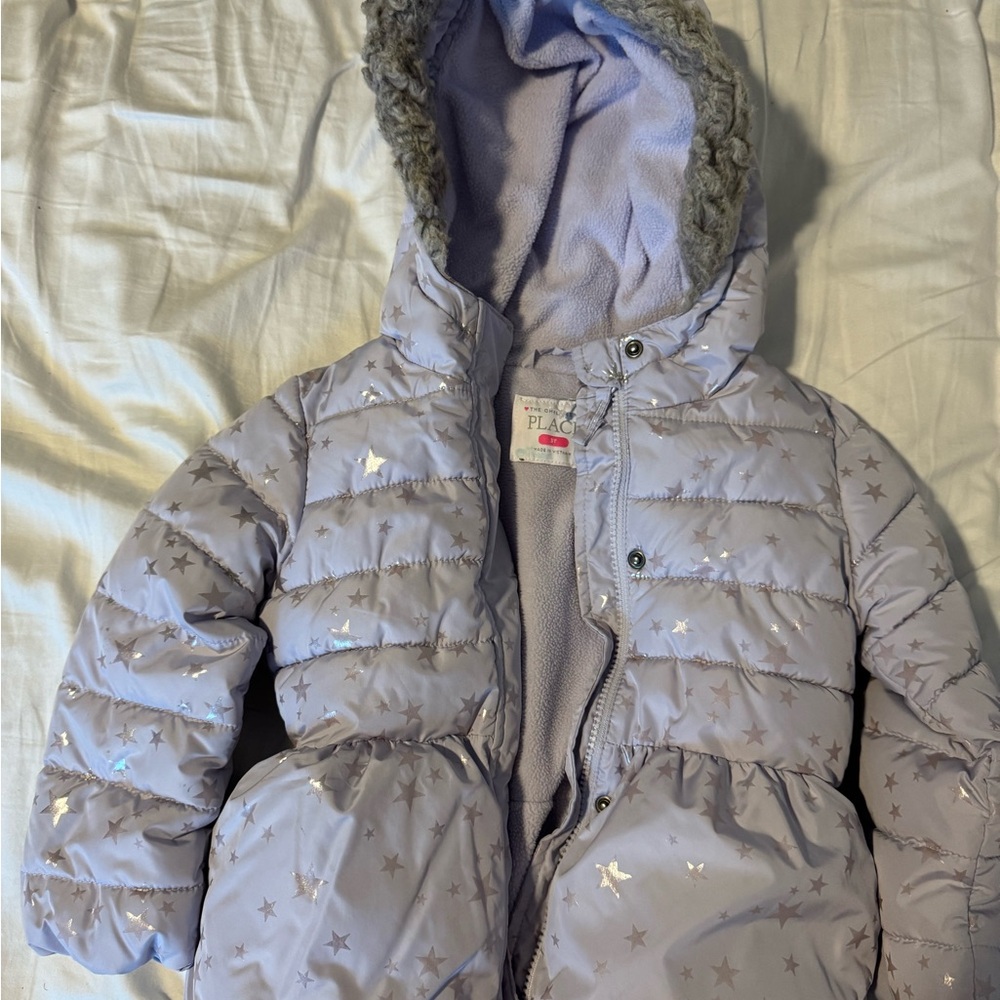 The Children's Place Silver Star Puffer Jacket